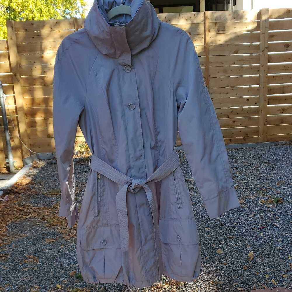 Marc New York Light Grey Trench/Rain Coat